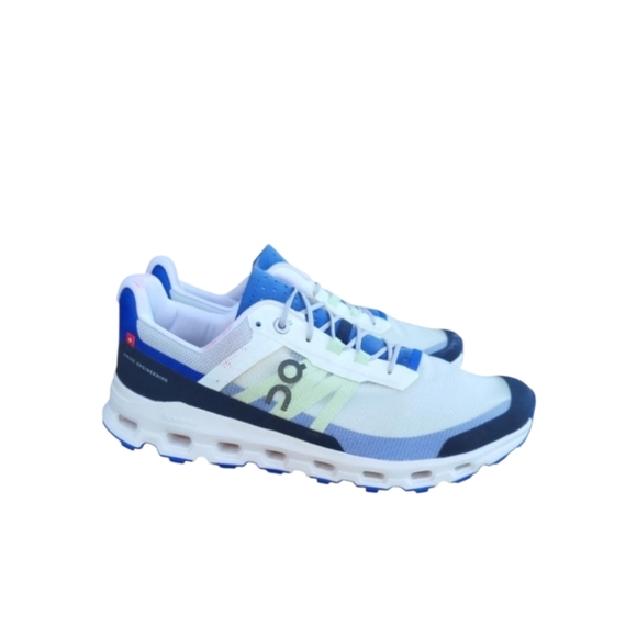 On Running Other - On Running Cloudvista Cloud Athletic All Terrain Mix Shoe White Blue Men 9.5